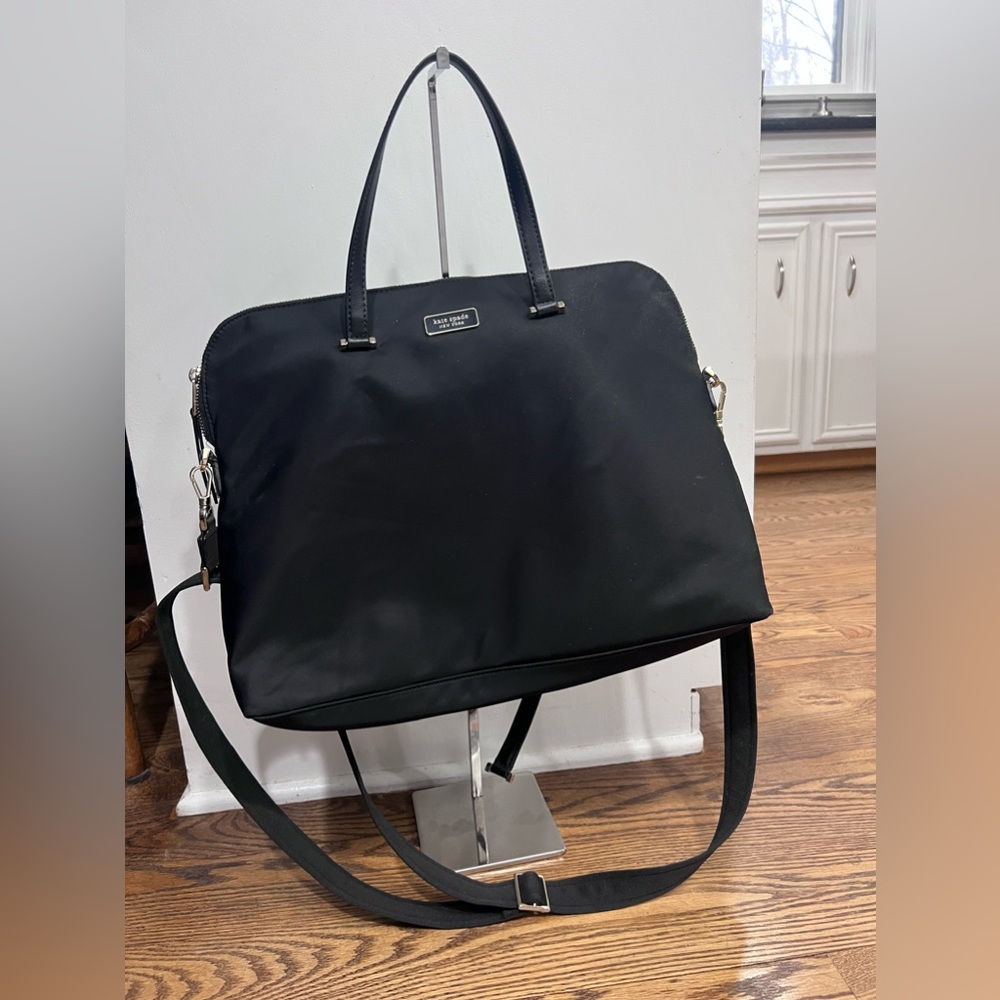 Black Kate Spade laptop bag